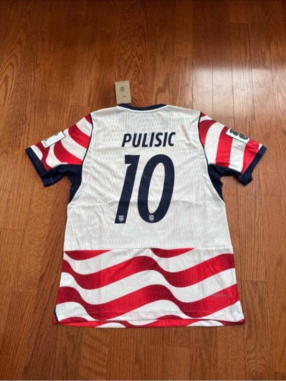 USA Home Soccer Jersey PLAYER VERSION Pulisic #10 World Cup 2026 - Picture 2 of 13